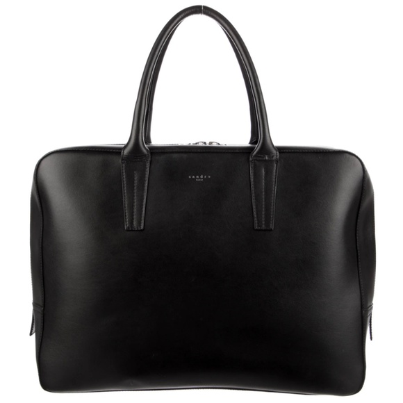 Sandro PARIS leather briefcase/large tote - Picture 7 of 8